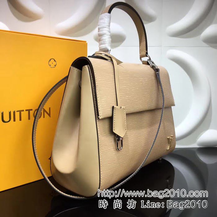 路易威登LV頂級原單M41302奶茶色 CLUNY MM 中號手提肩背包 YDH1327